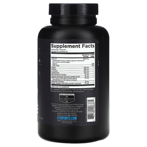 EFX Sports, Lean Fix Xtreme, 90 капсул