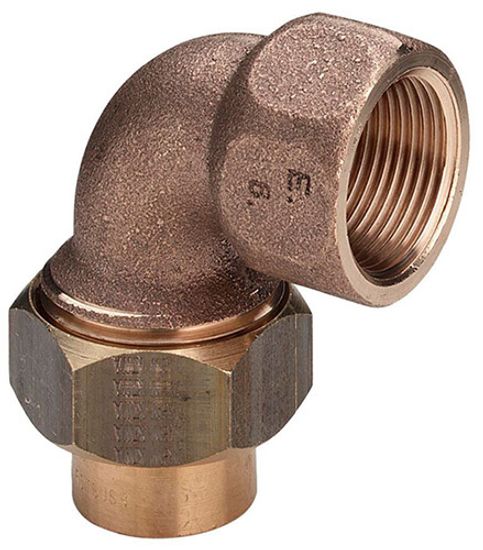 Viega американка бронзовая 15х1/2" ВР угловая с коническим уплотнением (94096G фитинги под пайку)
