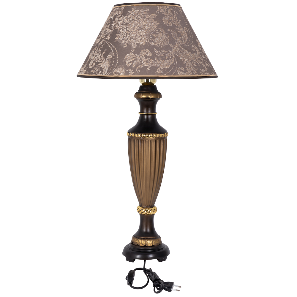 Ваза Ребристая Бронза Голдбраун