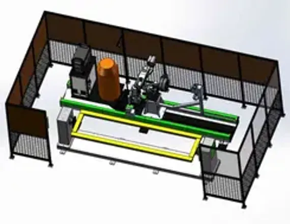 Борфреза твердосплавная Karnasch форма E, 6х10х6х50 мм, насечка HP-6, покрытие Blue-Tec, арт. 11.5044-020