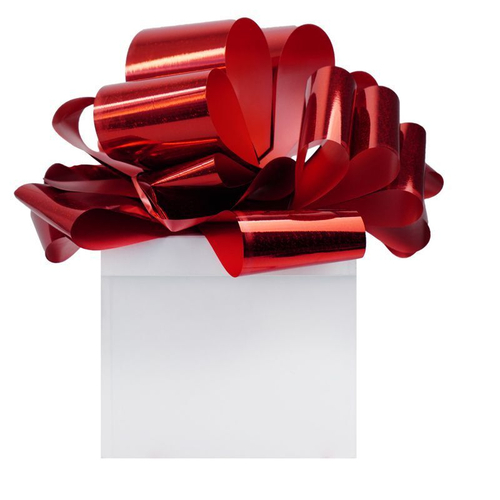 Бант-шар "Гигант" Голография, Красный