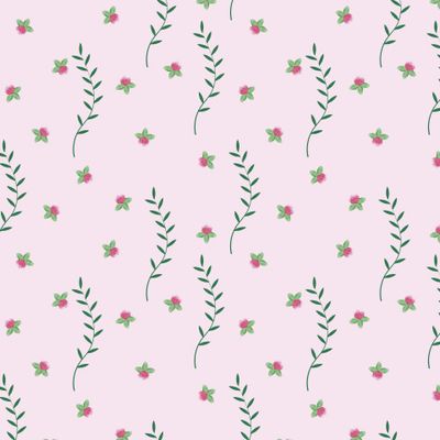 Клевер цветок веточка розовый