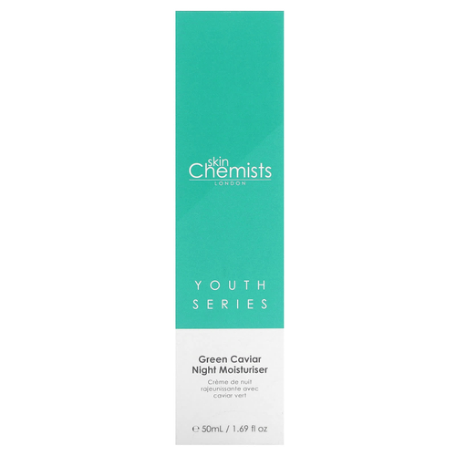 skinChemists, Youth Series, ночное увлажняющее средство с зеленой икрой, 50 мл (1,69 жидк. унц.)