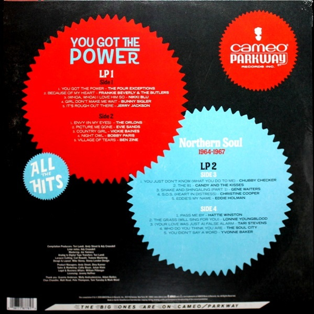 Сборник / You Got The Power - Cameo Parkway Northern Soul (1964-1967)(Limited Edition)(Coloured Vinyl)(2LP)