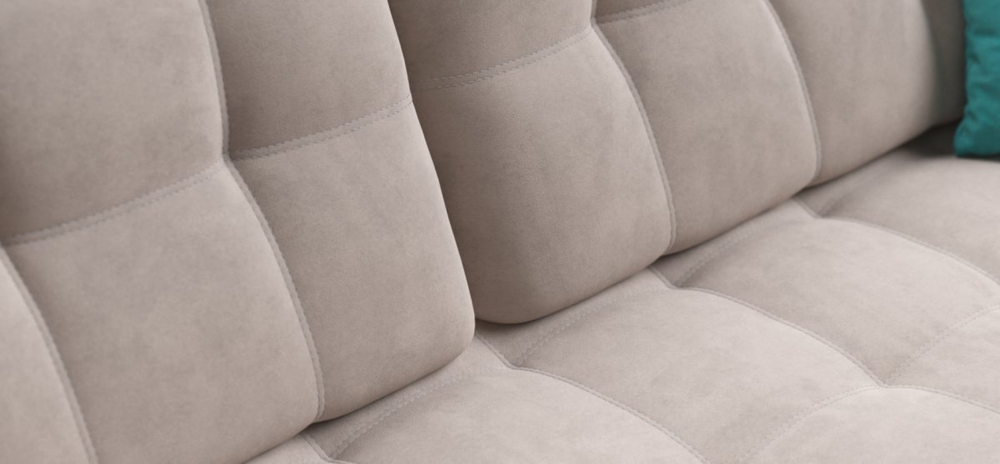 Угловой диван Босс Классик Велюр Монолит латте