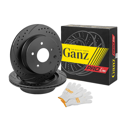 Диск тормозной задний перфорированный PRO-Line с покрытием (компл.2 шт) NISSAN Qashqai/X-Trail / RENAULT Koleos GANZ GIJ06032S