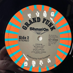 Винтажная виниловая пластинка LP Grand Funk Railroad Shinin On (Japan 1974) (No Obi) Mr. Pretty Boy