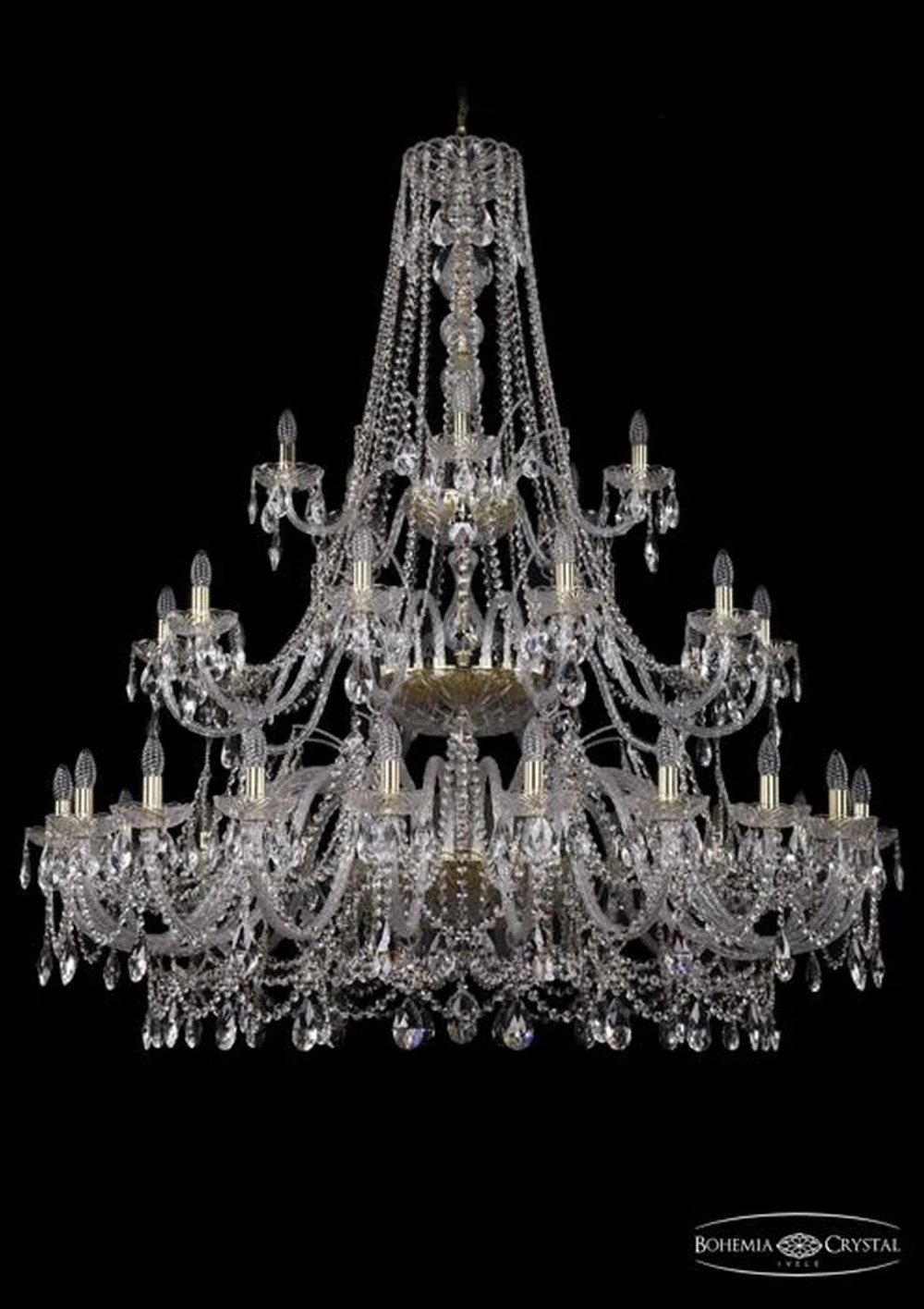 Подвесная люстра Bohemia Ivele 1411/20+10+5/530/3d/G