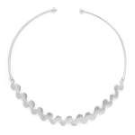 Колье ORI TAO, Epiphyl, гривна, минималистская эстетика, OT25.2-15-31981 (серебристый)