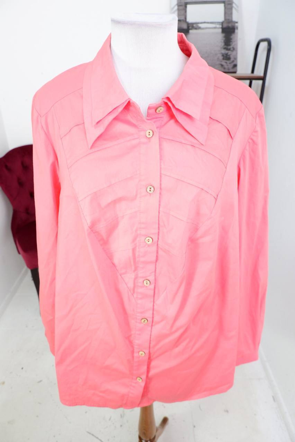 Блузка Olsi для модного образа, визуально на 54/56 размер