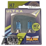 Автолампа H7 12V 55W (PX26d) Маяк  +30% Super White 82720SW+30 (к-т)