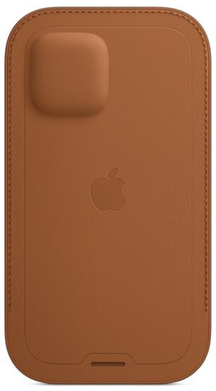 Чехол Apple Leather Sleeve with MagSafe for iPhone 12 / 12 Pro "золотисто-коричневый"