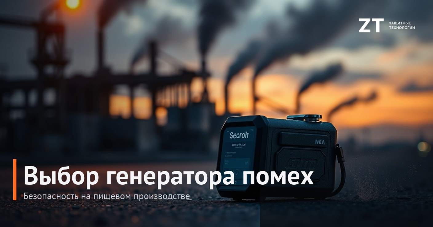 Выбор генератора помех для безопасности на пищевом прозводстве