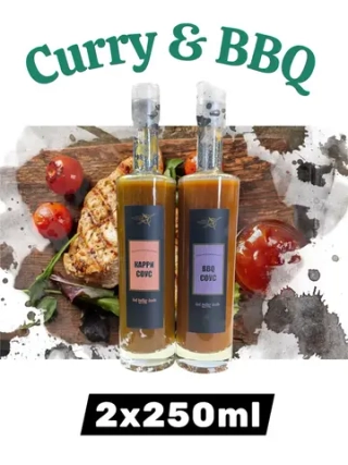 Карри и Барбекю соусы, набор (2 шт*250 мл)