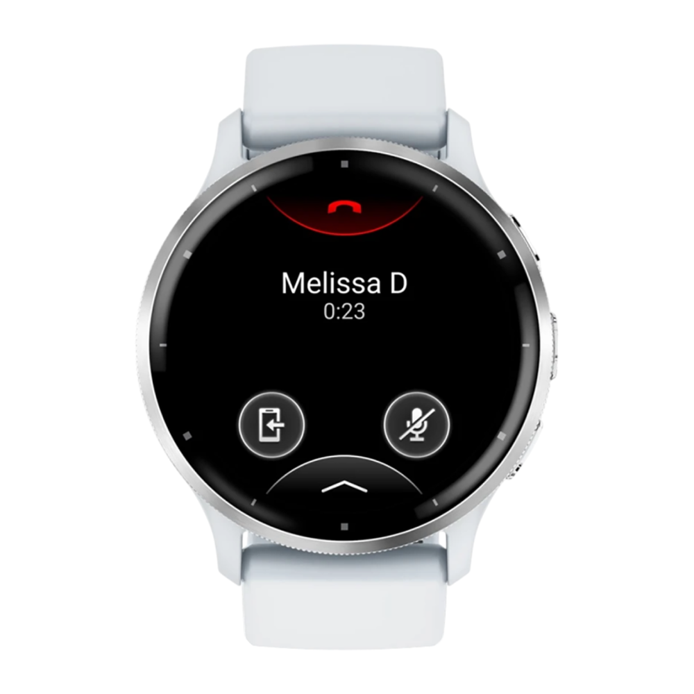 Спортивные часы Garmin Venu 3, 45 мм, силиконовый ремешок цвета «Уайтстоун» Безель из нержавеющей стали серебристого цвета, корпус цвета «Уайтстоун», AMOLED-дисплей со стеклом Gorilla Glass. Ремешок с классической застёжкой — на запястье обхватом 135–200