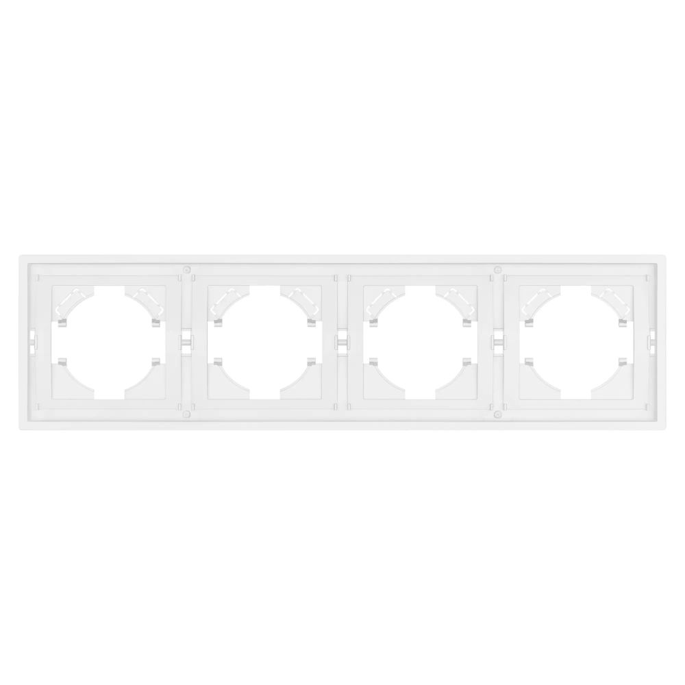 Рамка пластиковая FRM-TENDO-PL-4-WH (Arlight, Белый) 053847