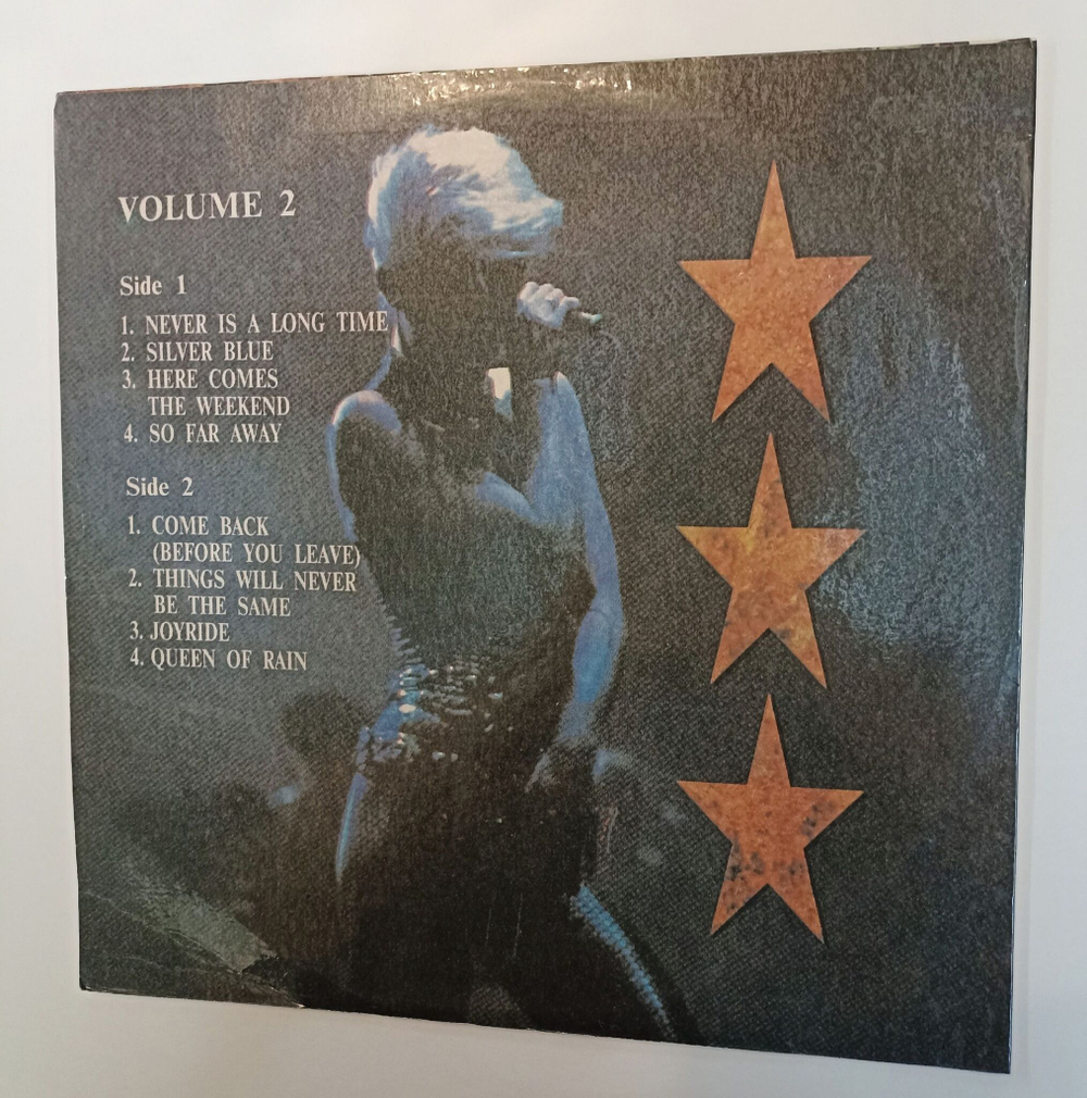 Винтажная виниловая пластинка LP Roxette Tourism (Songs From Studios, Stages, Hotelrooms & Other Strange Places) Volume 2 (Россия 1993) (Бутлег)