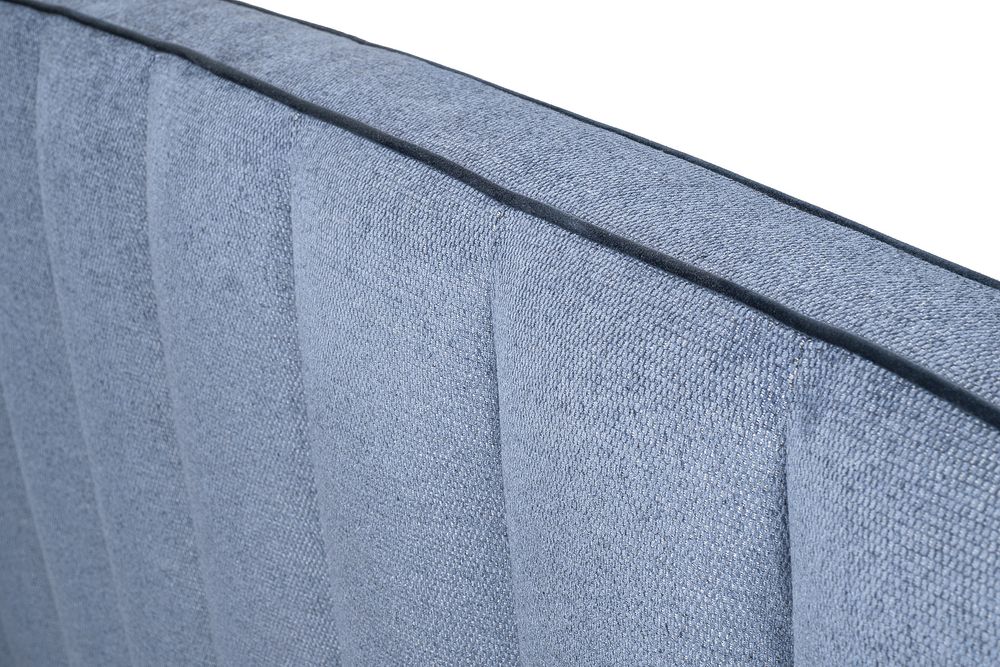 Кровать Одри(Odry) c подъем.мех. шенилл синий Natur-Sin 206x220x120 Garda Decor