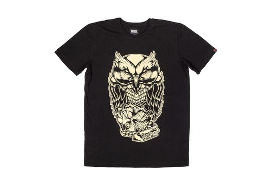 Футболка HOOK Сова 2014 Чёрный
