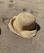 Панама вязаная из рафии