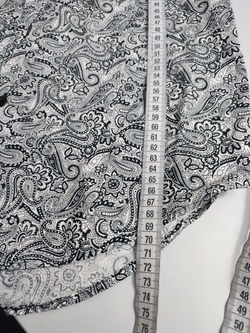 Рубашка Zara с принтом 46 размер