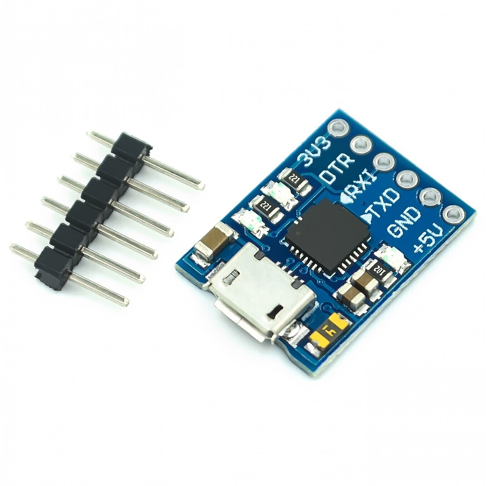 Последовательный преобразователь Micro USB к UART ttl модуль 6Pin для arduino