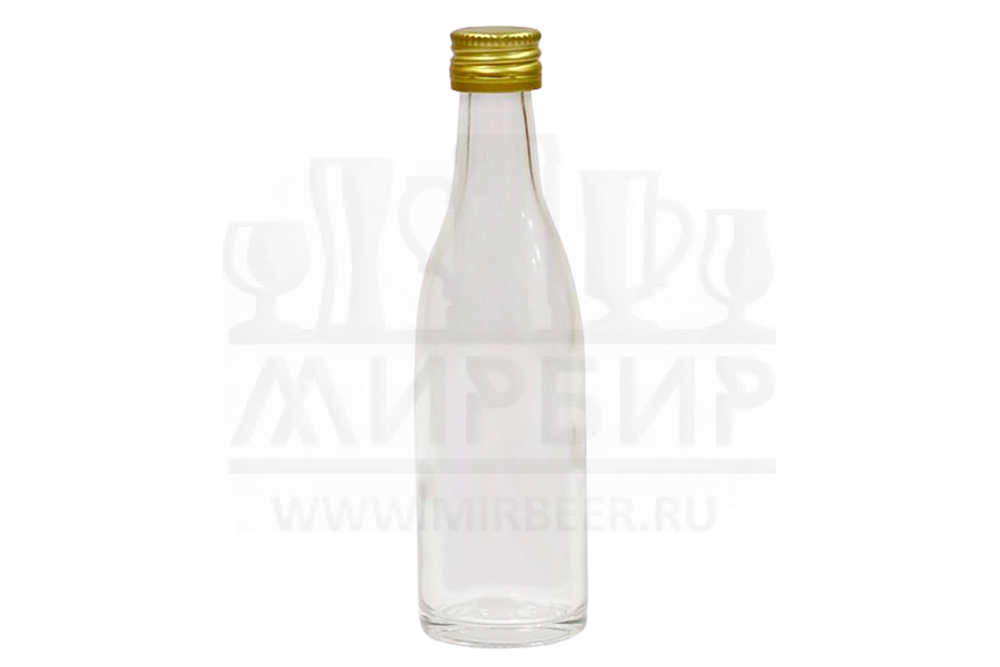 Бутылка стеклянная "Миньон" с пробкой, 50 мл