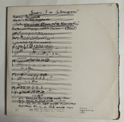 Винтажная виниловая пластинка LP Gustav Mahler Густав Малер Sinfonie Симфония Nr. 3 D moll (ГДР 1973)