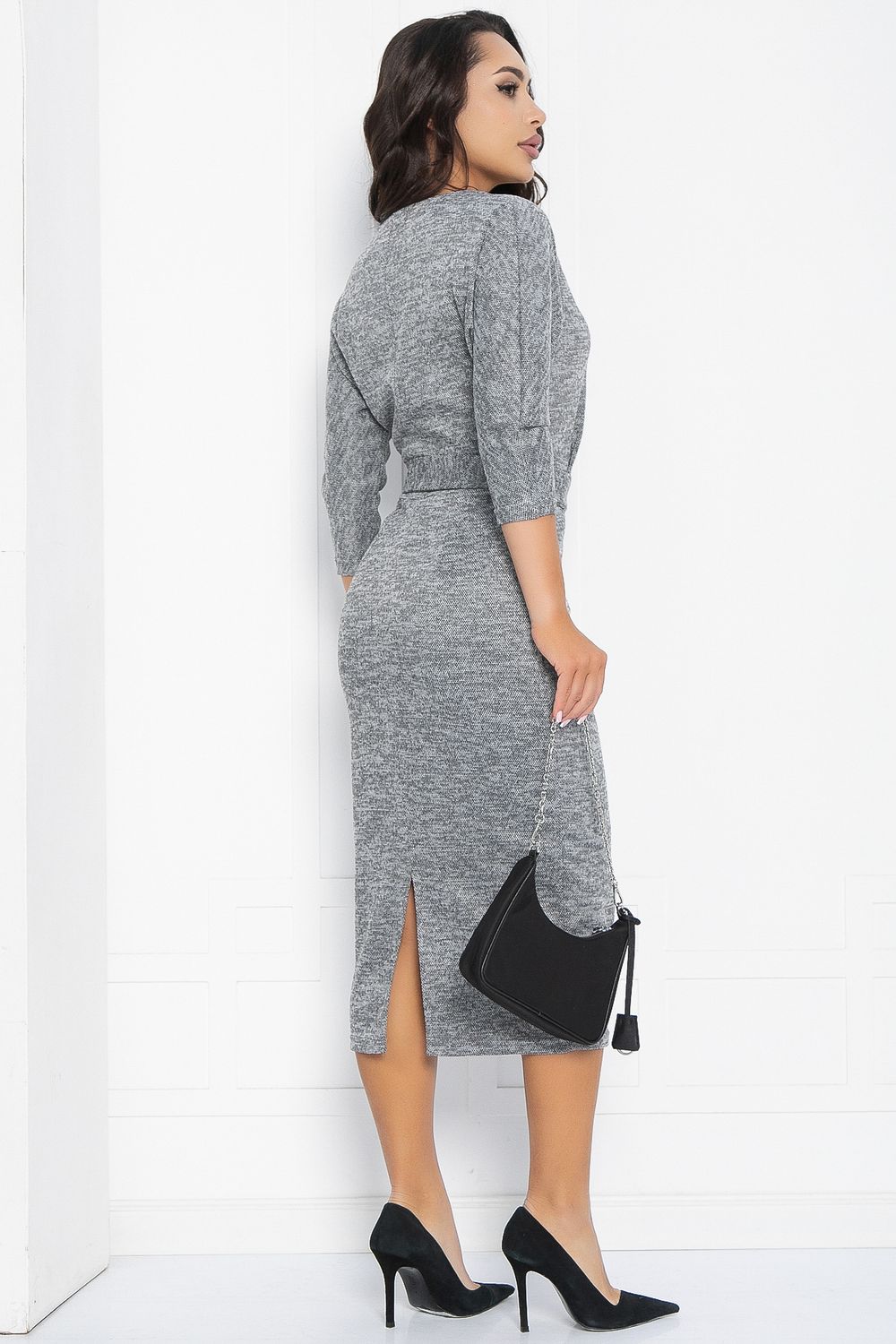 Платье Эврика (серое) П12343-10 LT Collection