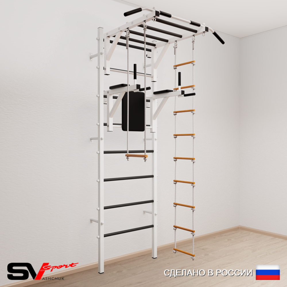 Шведская стенка Sv Sport 549 (Турник рукоход/Брусья/Лестница/Трапеция)