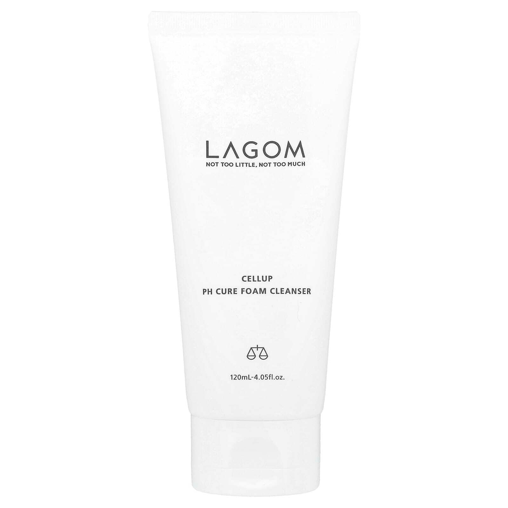 LAGOM, Cellup pH Cure Очищающая пенка, 120 мл (4,05 жидк. Унции)