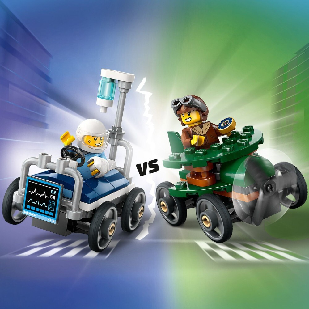 LEGO City/ Гоночный набор: самолет против больничной койки/ 60459