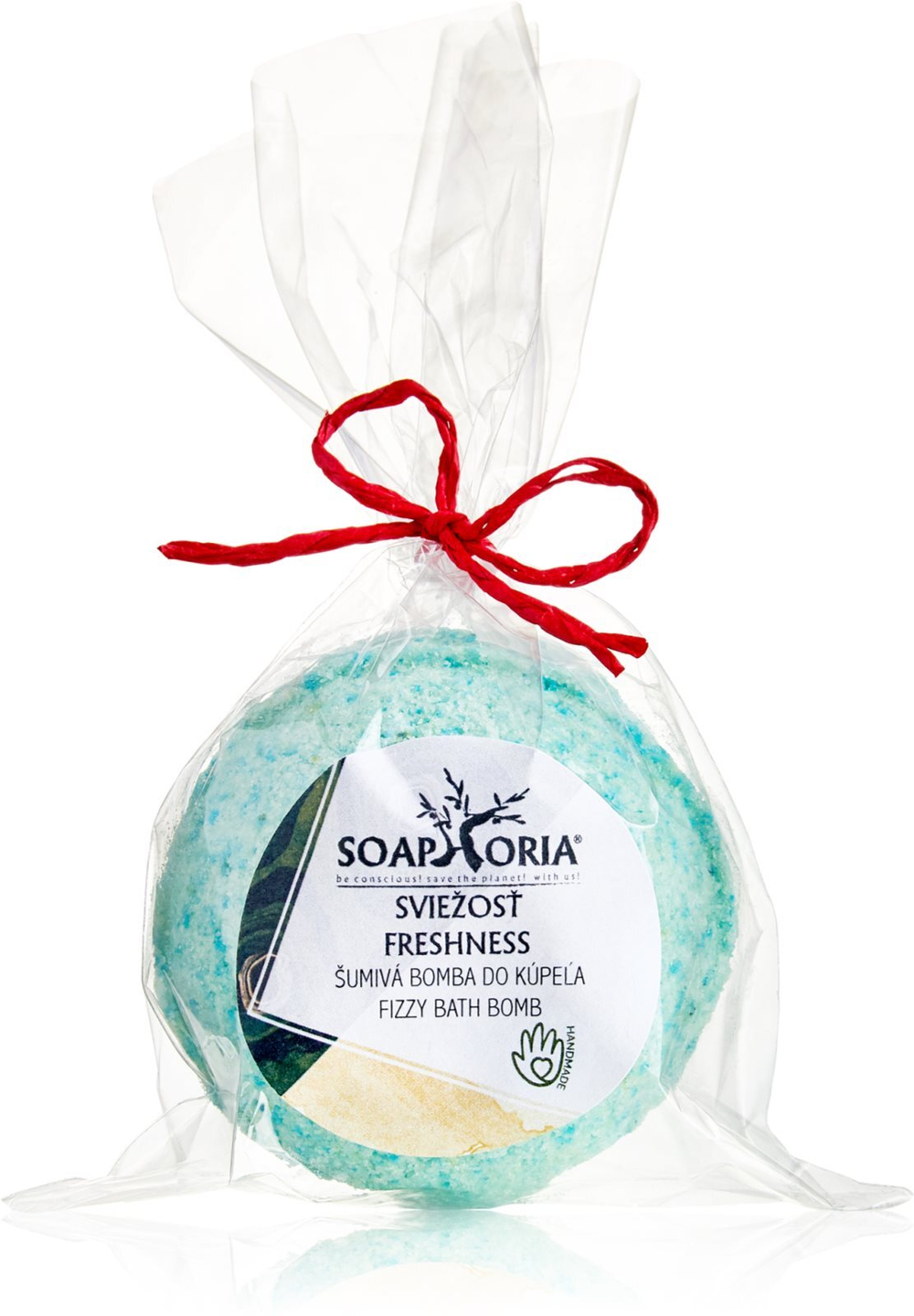 Soaphoria Inhale Exhale - шарик для ванны с пеной /  Svěžest 85  g  / GTIN 8586017850866