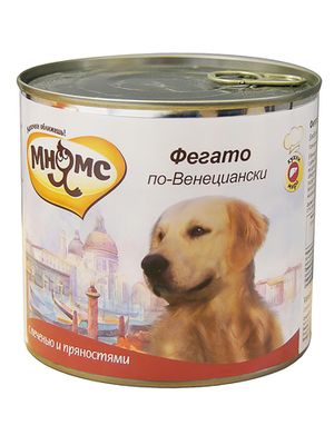 Консервы для собак Мнямс Фегато по-Венециански (телячья печень с пряностями)