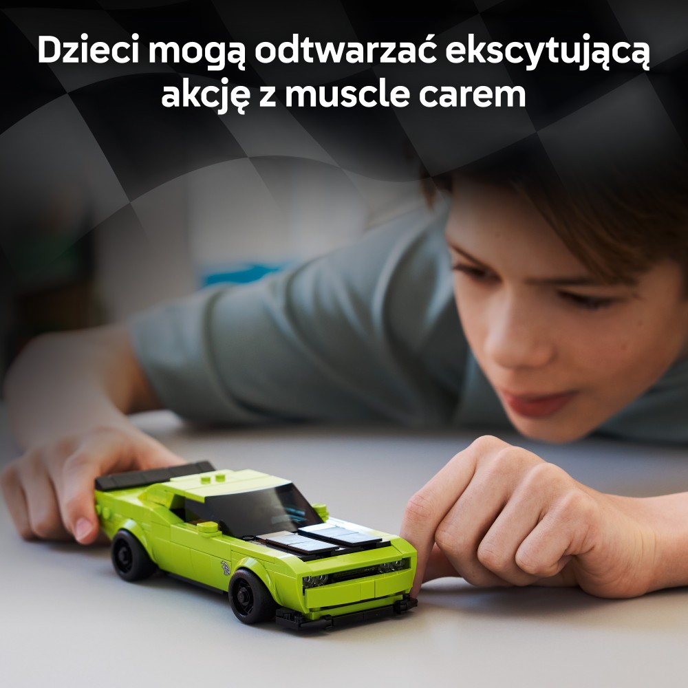 LEGO Speed Champions - Спортивный автомобиль Dodge Challenger SRT Hellcat 77237