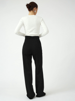 Брюки прямые со стрелками