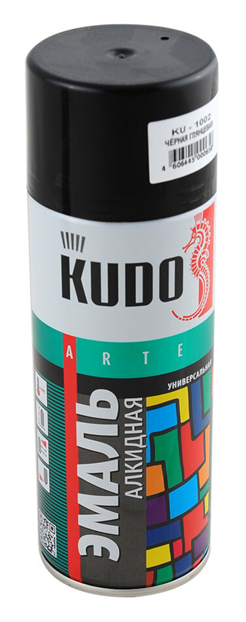 Краска черная глянцевая (аэрозоль)