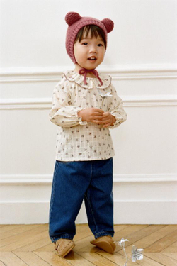 ZARA РУБАШКА С ЦВЕТОЧНОЙ ВЫШИВКОЙ, ЭКРЮ