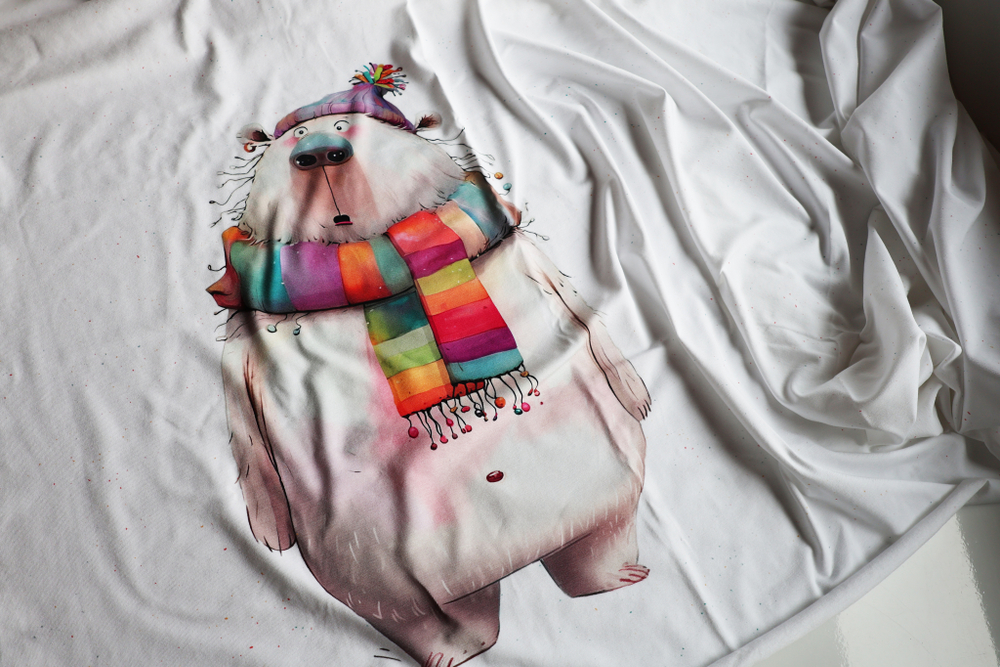 БЕЛЫЙ МИШКА - Кулирка с лайкрой, компакт пенье (ДЖ66 Маша)