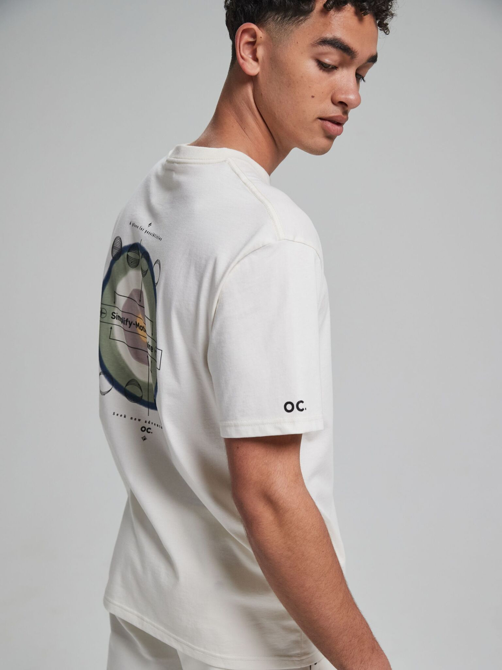 Футболка мужская ORIGINAL CREATOR TRACK TARGET T-SHIRT, Молочный