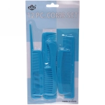 Расчески в наборе на блистере 12 шт, цвет микс