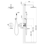 Душевая система встроенная Timo Saona SX-2369/00SM хром