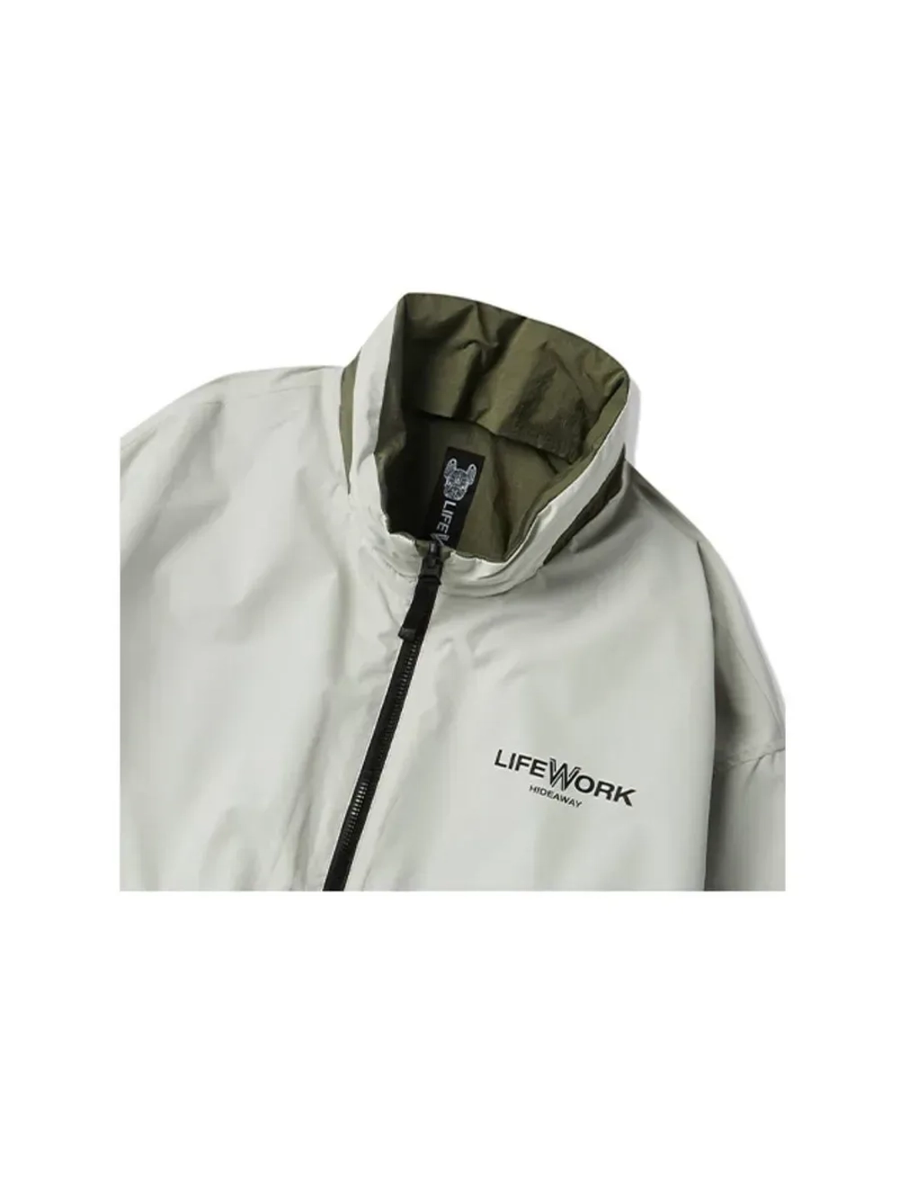 Двусторонняя куртка с высоким воротом