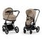 Детская коляска Cybex Priam IV 2 в 1 Cozy Beige шасси Matt Black