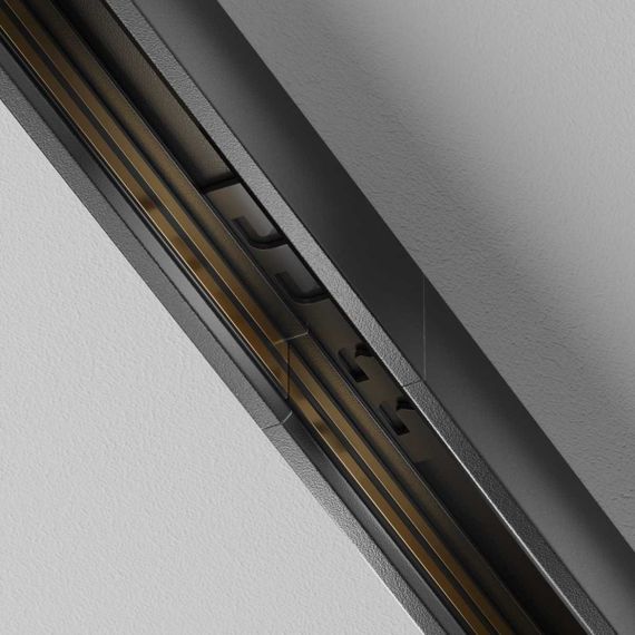 Коннектор прямой Exility X накладной/встраиваемый, черный Maytoni Technical EXILITY X Accessories for tracks Exility X TRA239C-21B