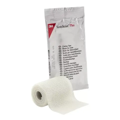 Бинт иммобилизирующий 3M Scotchcast Plus 7,6х360 см бесцветный жесткий 10 шт