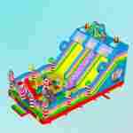 Коммерческий надувной батут «Парк развлечений 4» 12*6*7 м