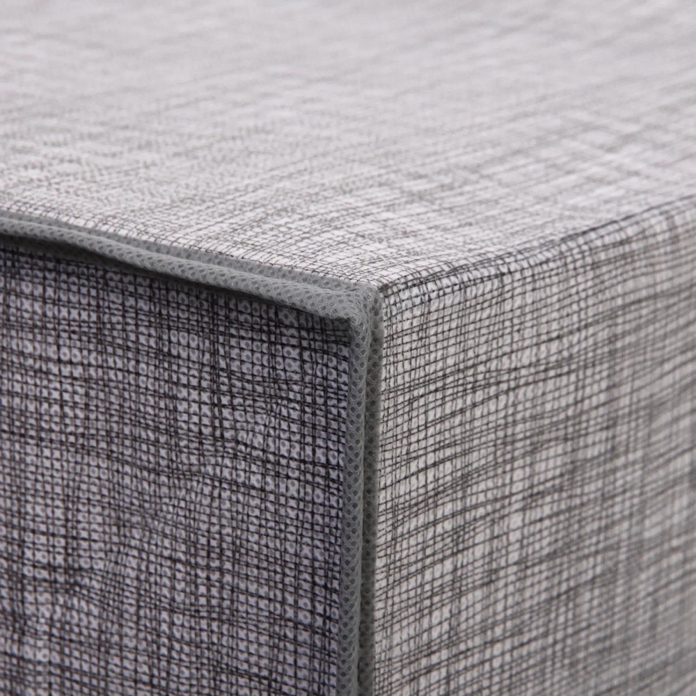 Короб - органайзер складной для хранения вещей «ЭФОЛТ», цвет пыльно - серый, 28*28*28см✦