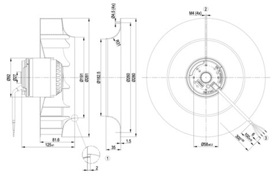 Мотор-колесо R2E280-AE52-31