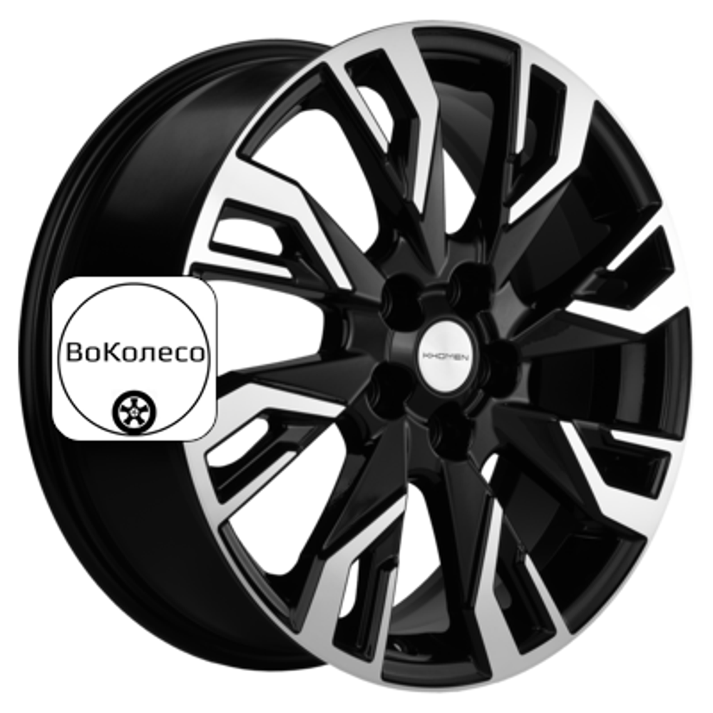 7x18/5x108 ET33 D60,1 KHW1809 (OMODA C5) Black-FP Khomen Wheels